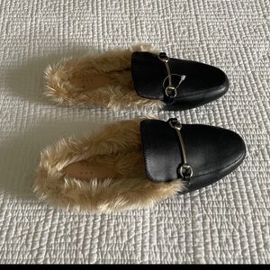 New! Target: A New Day Rebe Faux Fur Mules Slip-On